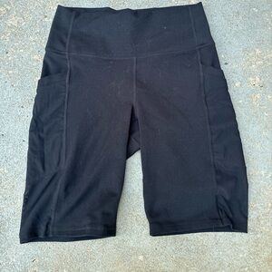 Fabletics Black Bike Shorts